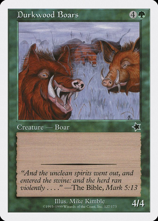 Durkwood Boars [Starter 1999] | Tables and Towers