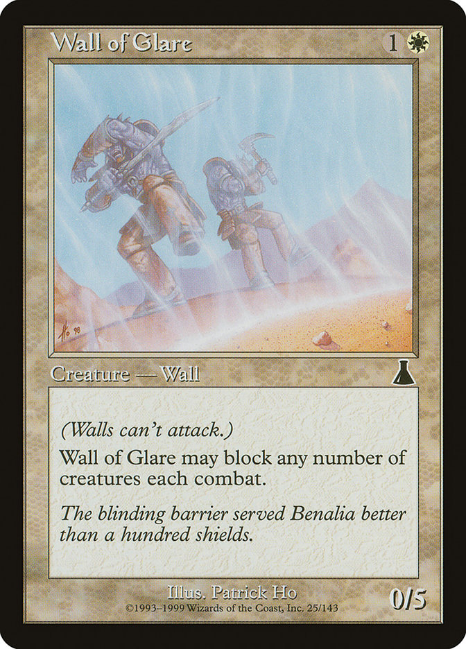 Wall of Glare [Urza's Destiny] | Tables and Towers