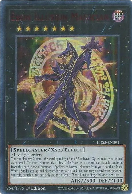 Ebon Illusion Magician (Red) [LDS3-EN091] Ultra Rare | Tables and Towers