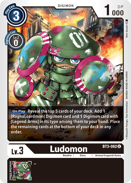 Ludomon [BT3-062] [Release Special Booster Ver.1.5] | Tables and Towers