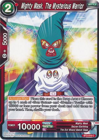 Mighty Mask, The Mysterious Warrior (BT2-016) [Union Force] | Tables and Towers