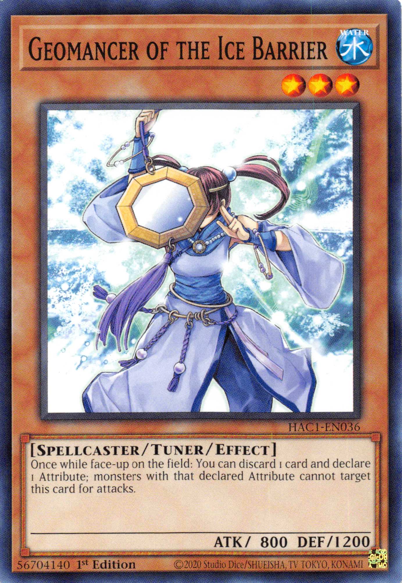 Geomancer of the Ice Barrier (Duel Terminal) [HAC1-EN036] Parallel Rare | Tables and Towers