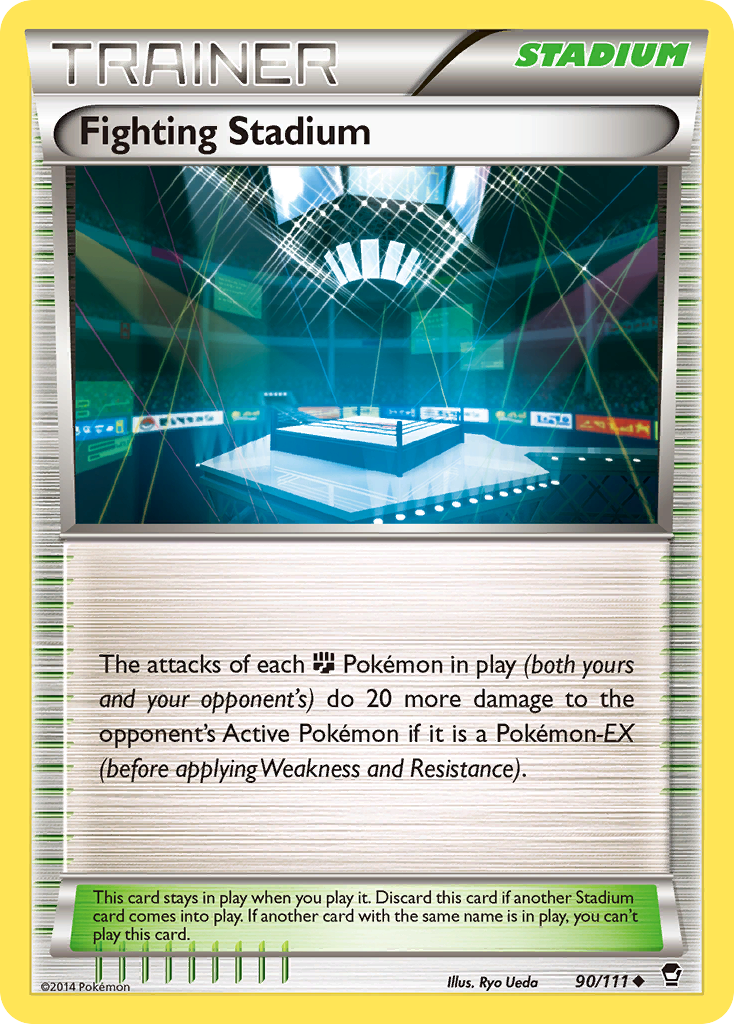 Fighting Stadium (90/111) [XY: Furious Fists] | Tables and Towers