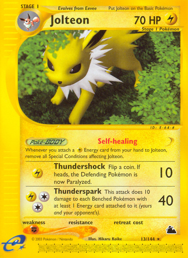 Jolteon (13/144) [Skyridge] | Tables and Towers