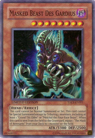 Masked Beast Des Gardius [TAEV-ENSE1] Super Rare | Tables and Towers