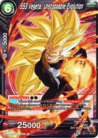 SS3 Vegeta, Unstoppable Evolution (BT11-129) [Vermilion Bloodline 2nd Edition] | Tables and Towers