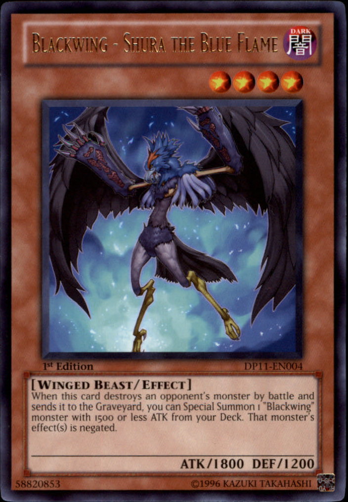 Blackwing - Shura the Blue Flame [DP11-EN004] Rare | Tables and Towers