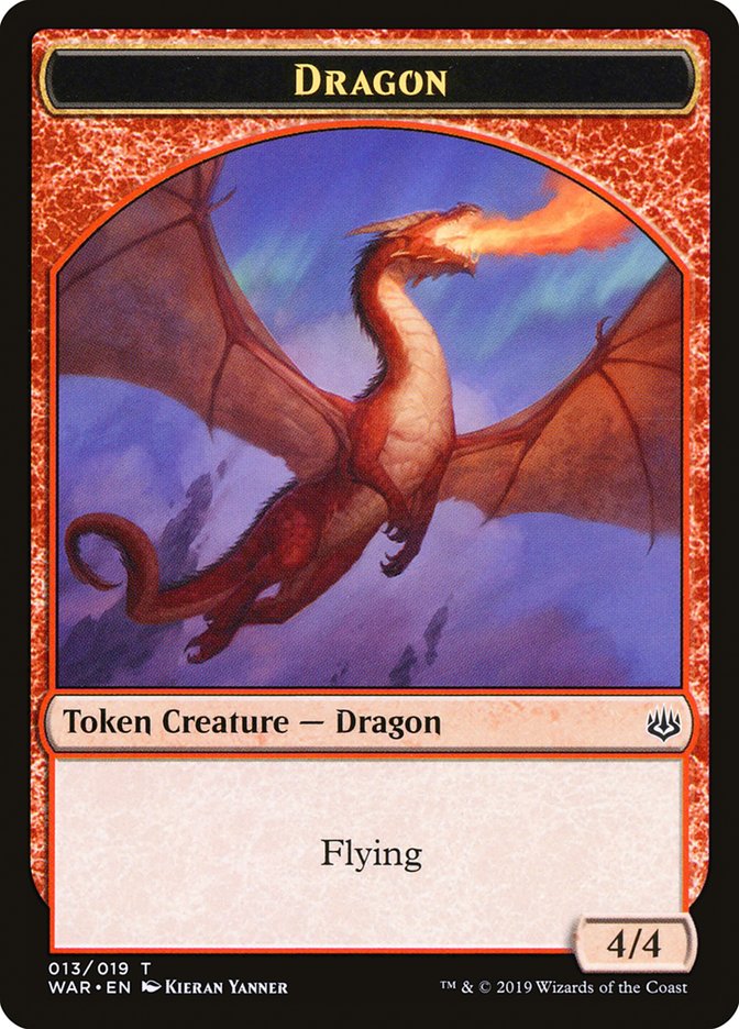 Dragon Token [War of the Spark Tokens] | Tables and Towers