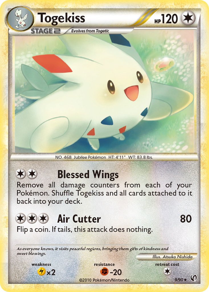 Togekiss (9/90) (Theme Deck Exclusive) [HeartGold & SoulSilver: Undaunted] | Tables and Towers