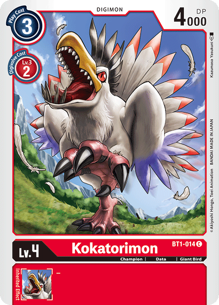 Kokatorimon [BT1-014] [Release Special Booster Ver.1.0] | Tables and Towers