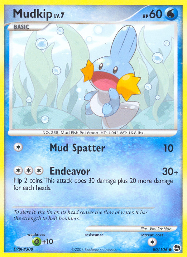 Mudkip (80/106) [Diamond & Pearl: Great Encounters] | Tables and Towers