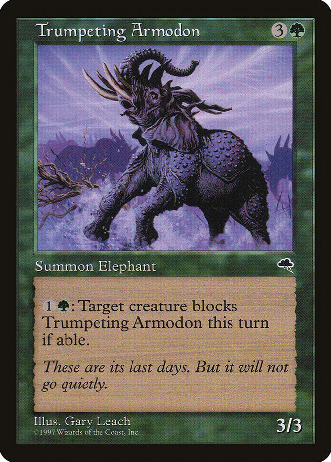 Trumpeting Armodon [Tempest] | Tables and Towers