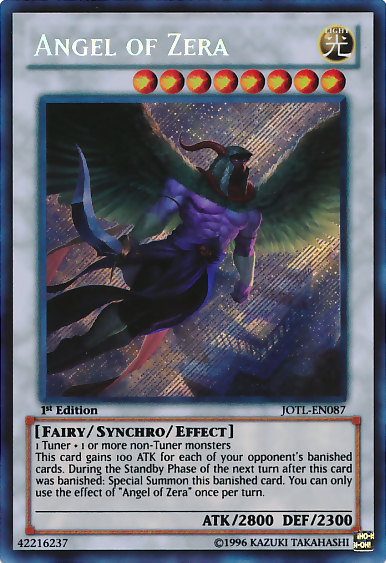 Angel of Zera [JOTL-EN087] Secret Rare | Tables and Towers