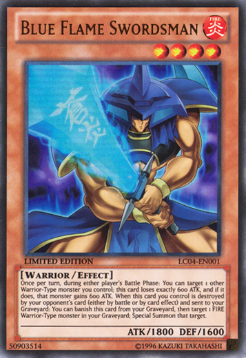 Blue Flame Swordsman [LC04-EN001] Ultra Rare | Tables and Towers