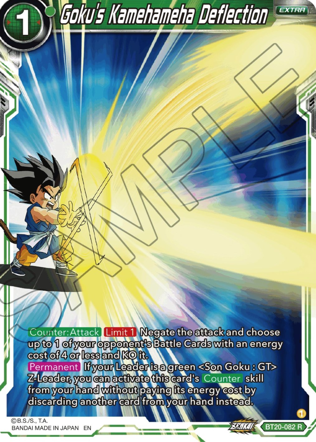 Goku's Kamehameha Deflection (BT20-082) [Power Absorbed] | Tables and Towers