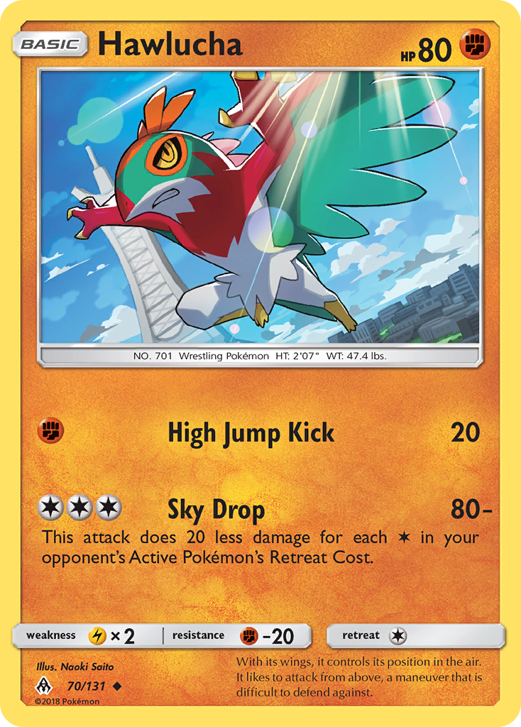 Hawlucha (70/131) [Sun & Moon: Forbidden Light] | Tables and Towers