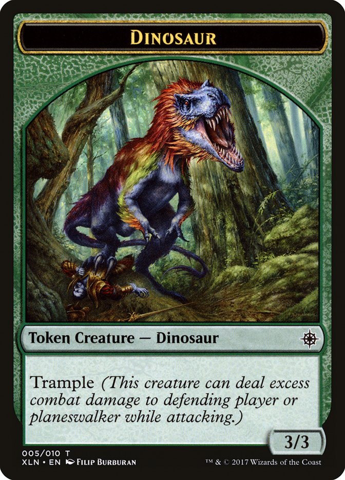 Dinosaur Token [Ixalan Tokens] | Tables and Towers