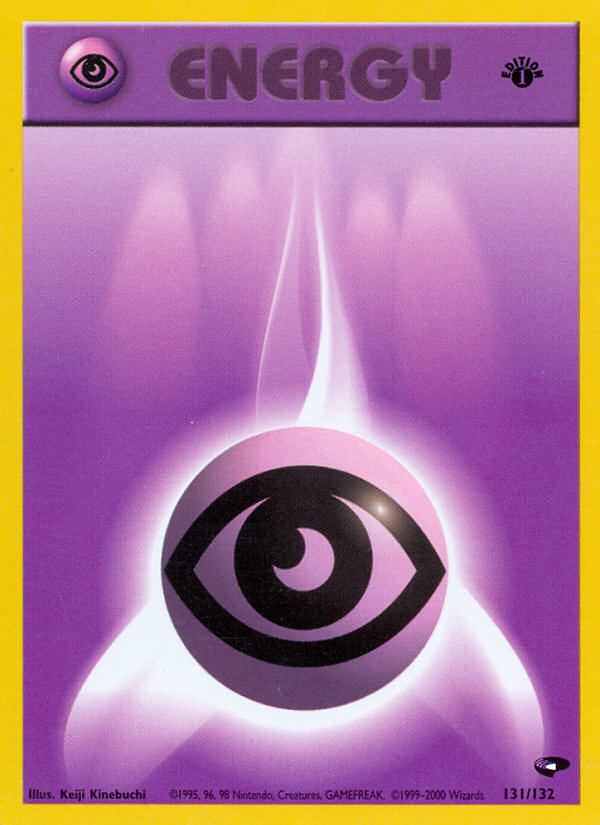 Psychic Energy (131/132) [Gym Challenge 1st Edition] | Tables and Towers