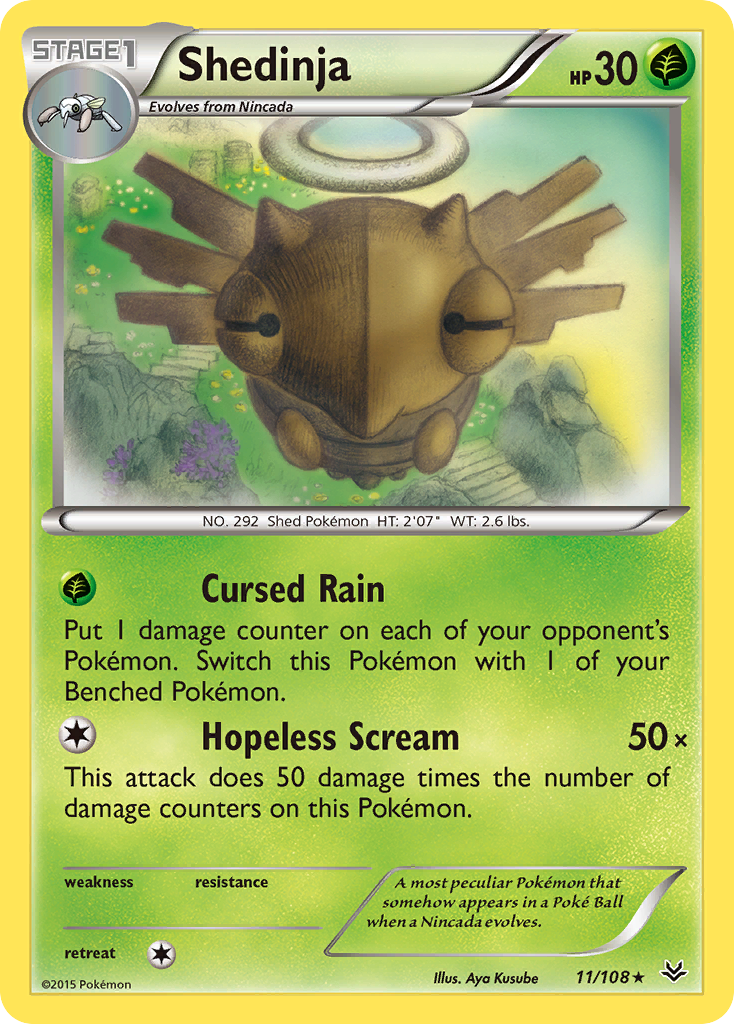 Shedinja (11/108) [XY: Roaring Skies] | Tables and Towers