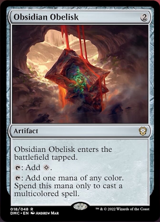 Obsidian Obelisk [Dominaria United Commander] | Tables and Towers