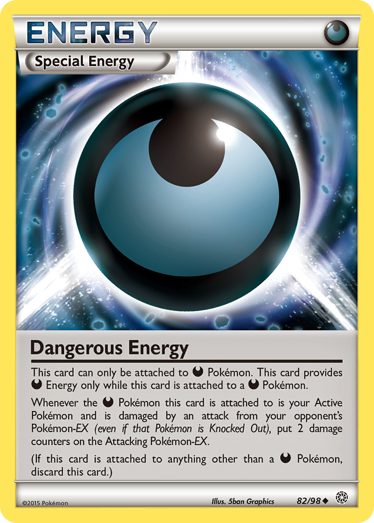 Dangerous Energy (82/98) [XY: Ancient Origins] | Tables and Towers