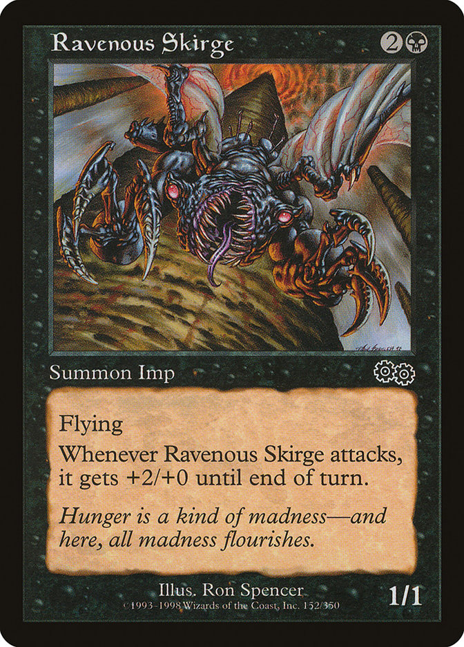 Ravenous Skirge [Urza's Saga] | Tables and Towers