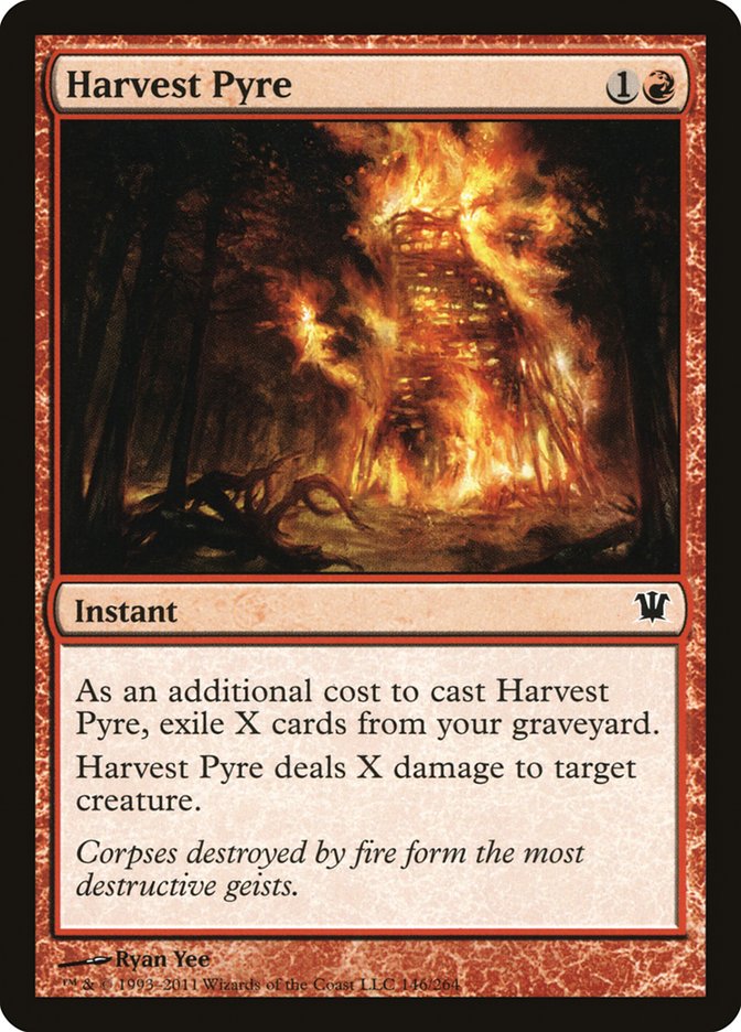 Harvest Pyre [Innistrad] | Tables and Towers