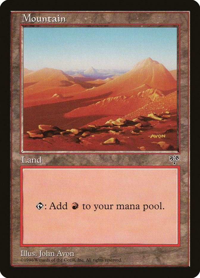 Mountain (Yellow Signature) [Mirage] | Tables and Towers