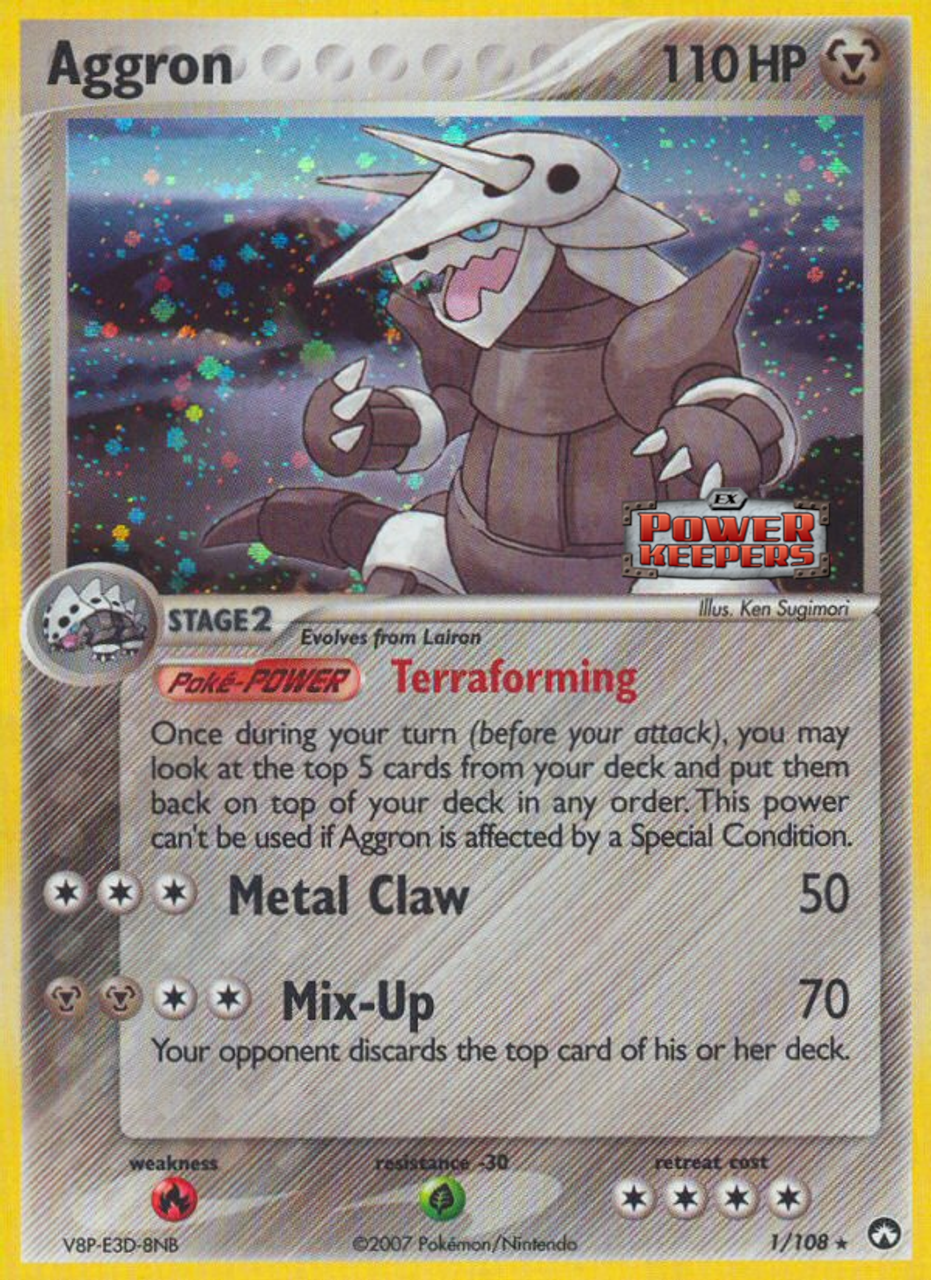 Aggron (1/108) (Stamped) [EX: Power Keepers] | Tables and Towers