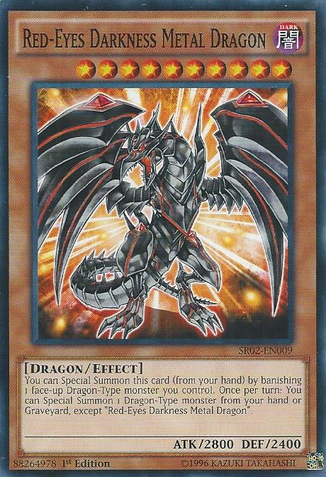 Red-Eyes Darkness Metal Dragon [SR02-EN009] Common | Tables and Towers