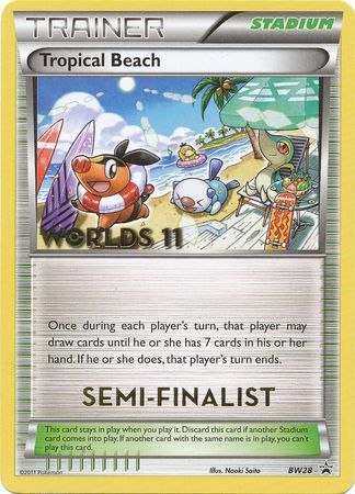 Tropical Beach (BW28) (Semi Finalist) [Black & White: Black Star Promos] | Tables and Towers