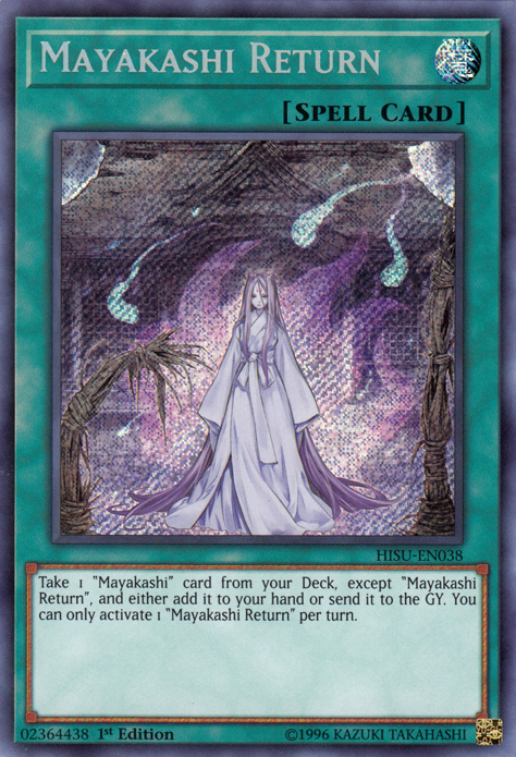 Mayakashi Return [HISU-EN038] Secret Rare | Tables and Towers