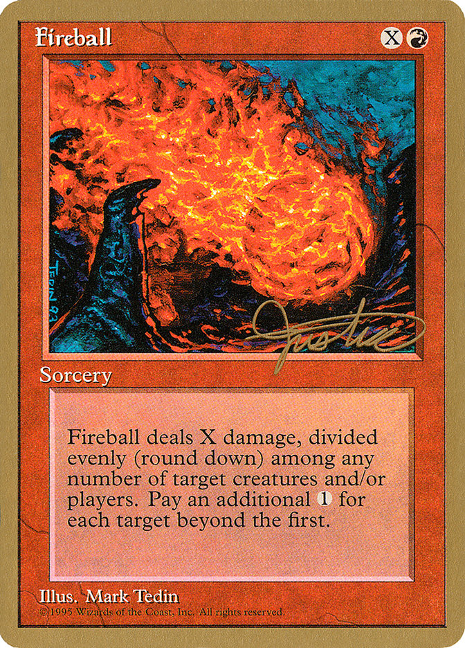 Fireball (Mark Justice) [Pro Tour Collector Set] | Tables and Towers