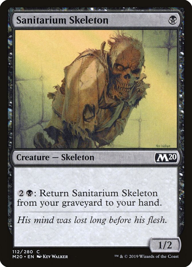 Sanitarium Skeleton [Core Set 2020] | Tables and Towers