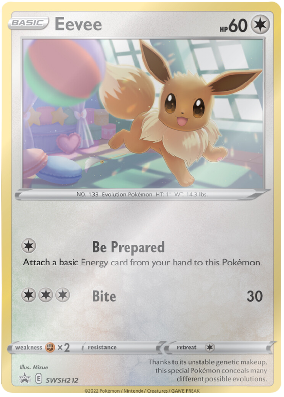 Eevee (SWSH212) [Sword & Shield: Black Star Promos] | Tables and Towers