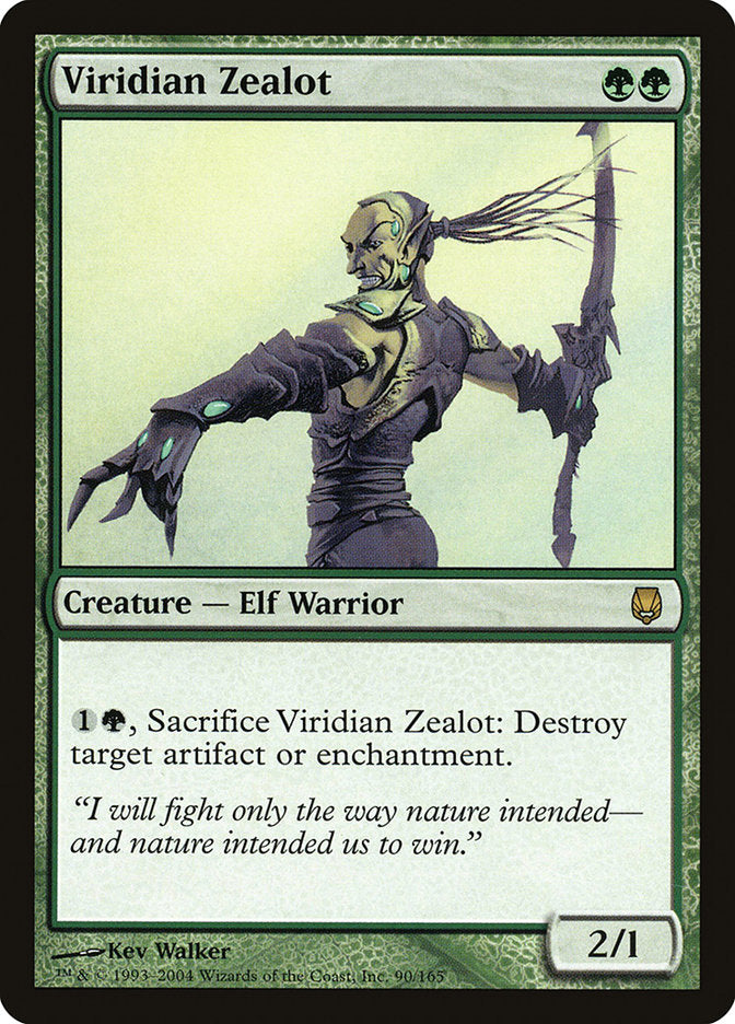 Viridian Zealot [Darksteel] | Tables and Towers