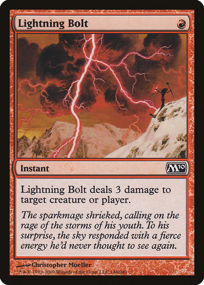 Lightning Bolt [Magic 2010] | Tables and Towers