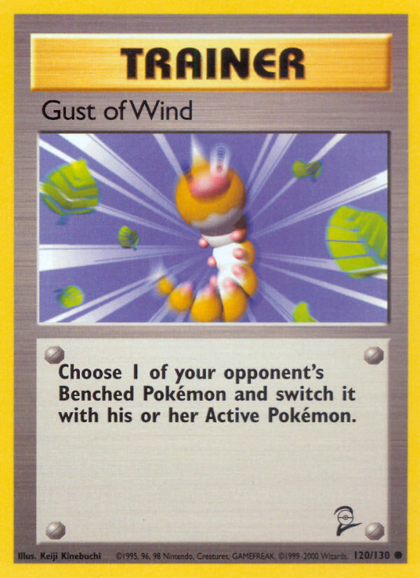 Gust of Wind (120/130) [Base Set 2] | Tables and Towers