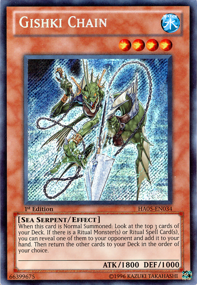 Gishki Chain [HA05-EN034] Secret Rare | Tables and Towers