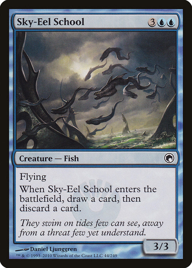 Sky-Eel School [Scars of Mirrodin] | Tables and Towers