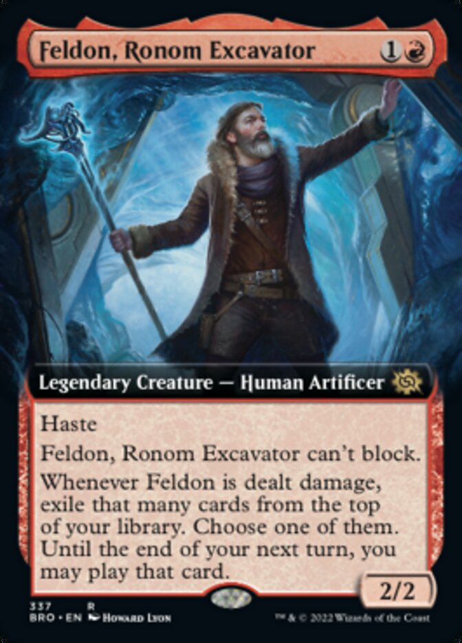 Feldon, Ronom Excavator (Extended Art) [The Brothers' War] | Tables and Towers