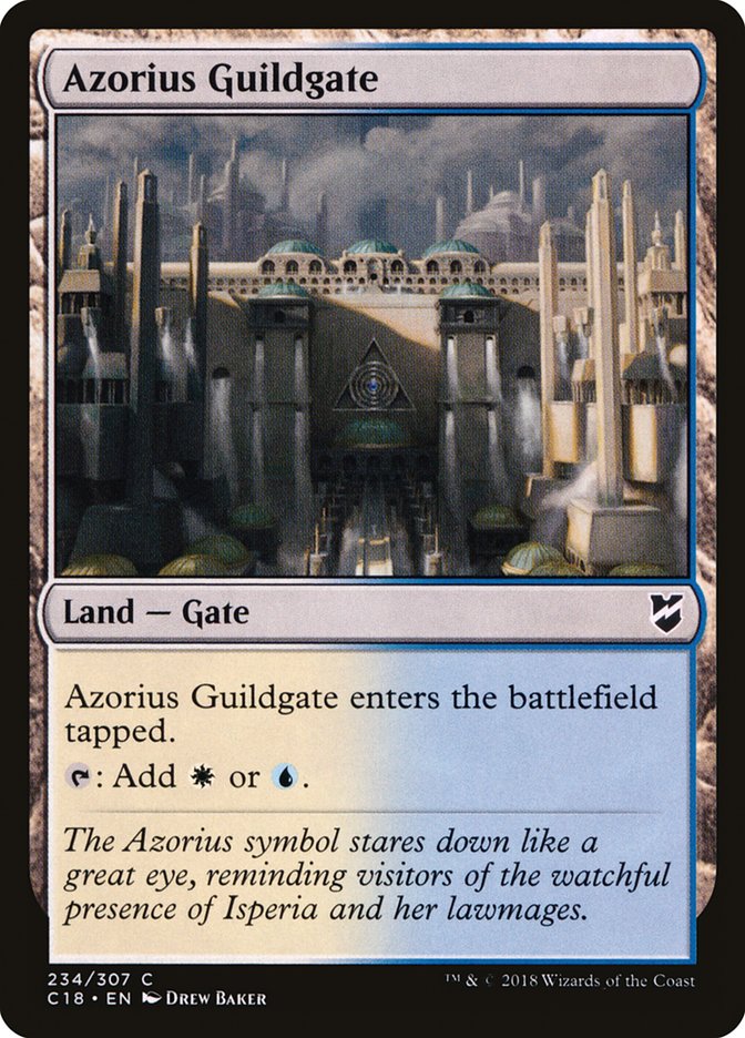 Azorius Guildgate [Commander 2018] | Tables and Towers