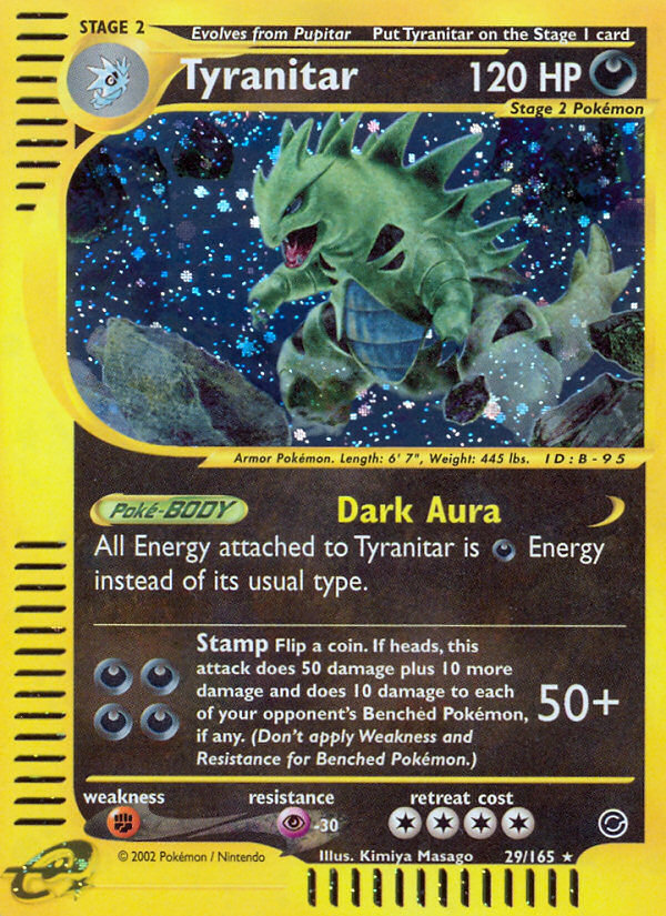 Tyranitar (29/165) [Expedition: Base Set] | Tables and Towers