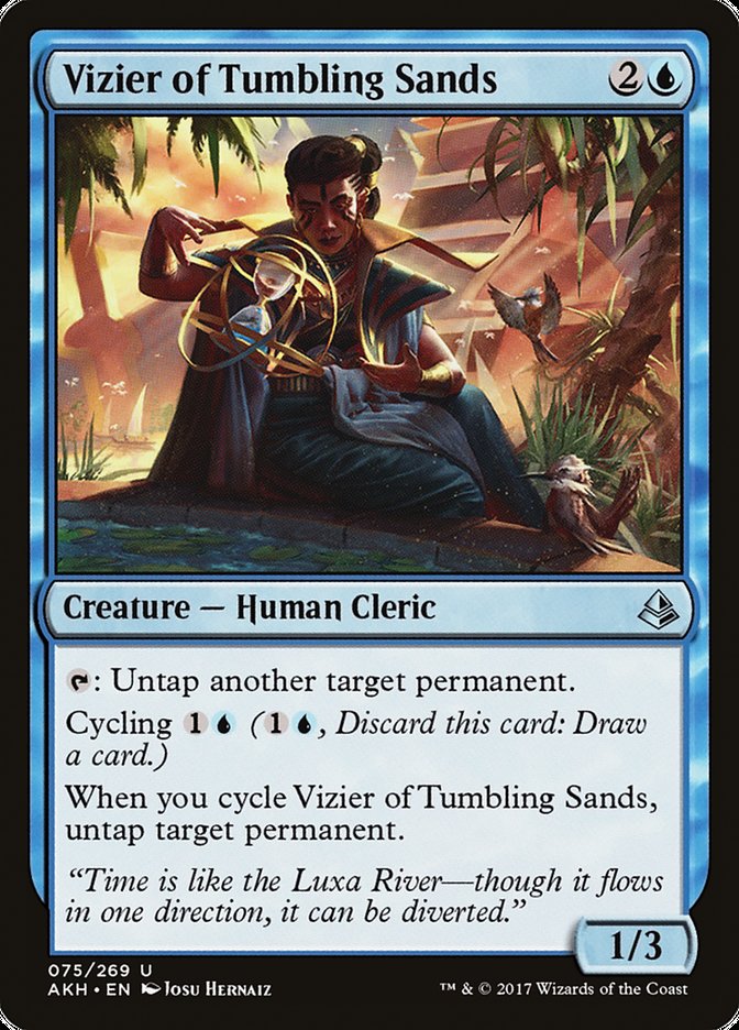 Vizier of Tumbling Sands [Amonkhet] | Tables and Towers