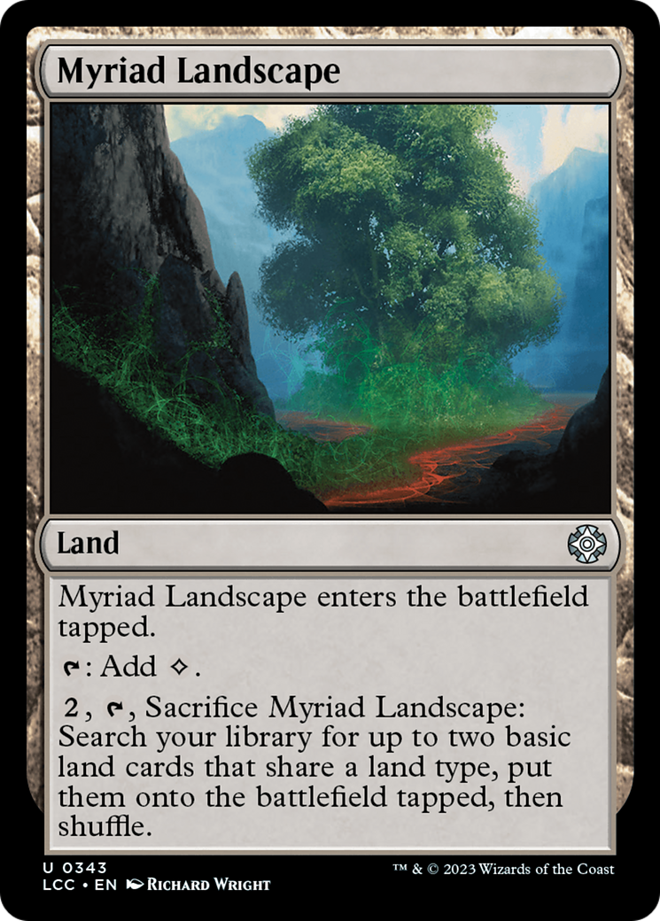 Myriad Landscape [The Lost Caverns of Ixalan Commander] | Tables and Towers