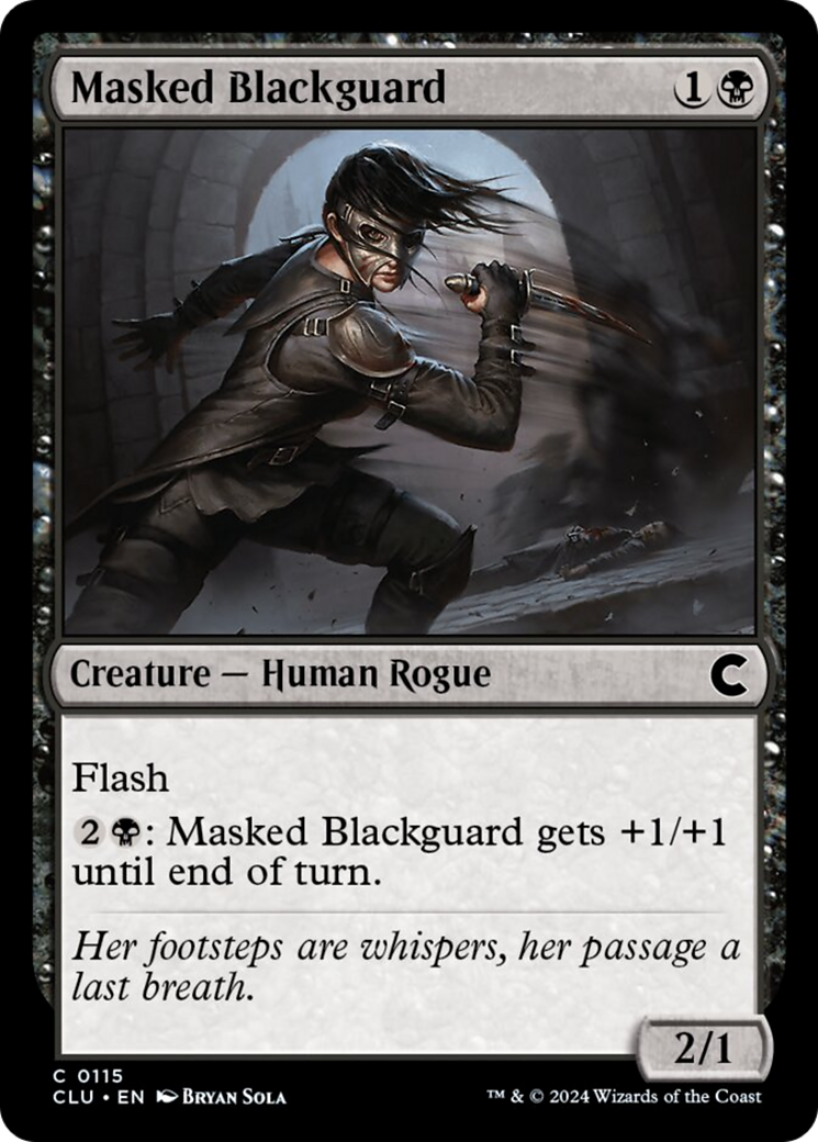 Masked Blackguard [Ravnica: Clue Edition] | Tables and Towers