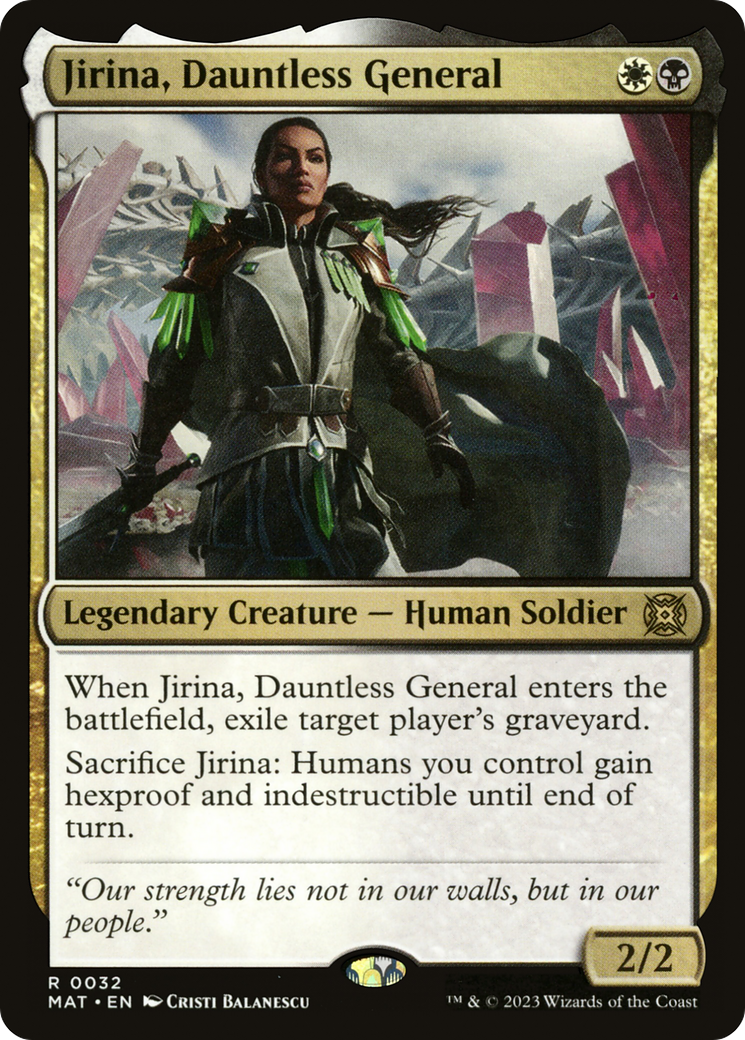 Jirina, Dauntless General [March of the Machine: The Aftermath] | Tables and Towers