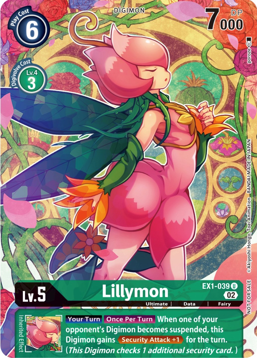 Lillymon [EX1-039] (Digimon Illustration Competition Promotion Pack) [Classic Collection Promos] | Tables and Towers