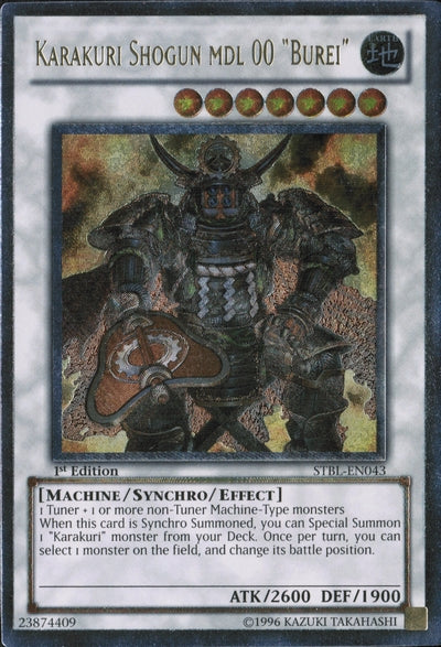 Karakuri Shogun mdl 00 "Burei" [STBL-EN043] Ultimate Rare | Tables and Towers