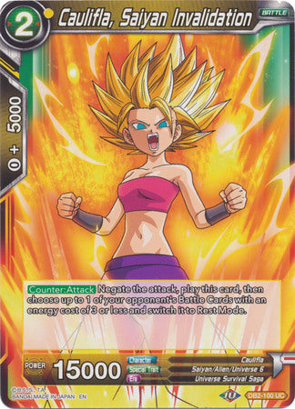 Caulifla, Saiyan Invalidation (DB2-100) [Divine Multiverse] | Tables and Towers